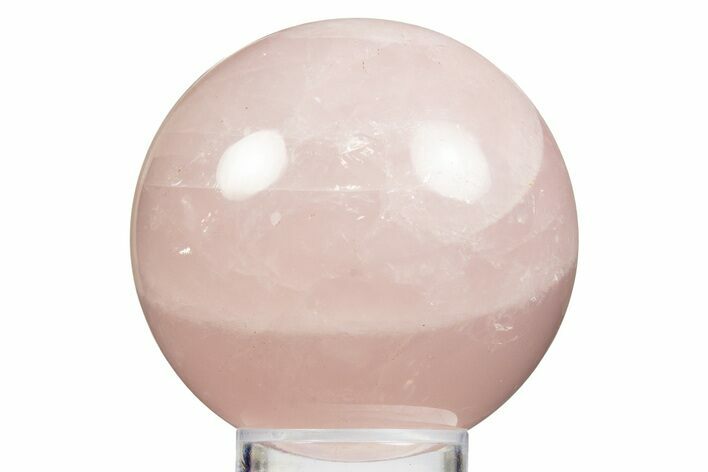 Polished Rose Quartz Sphere - Madagascar #323573